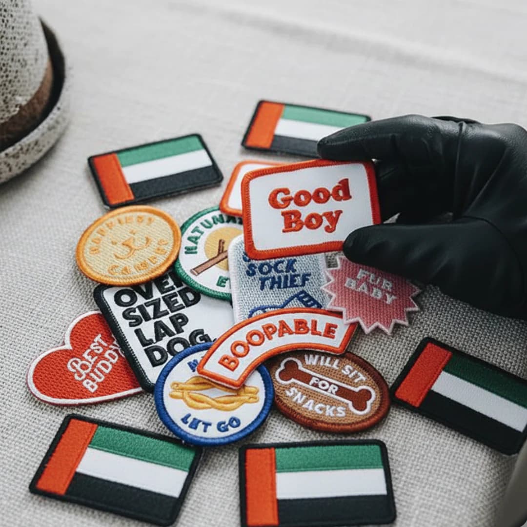 Custom embroidered patch