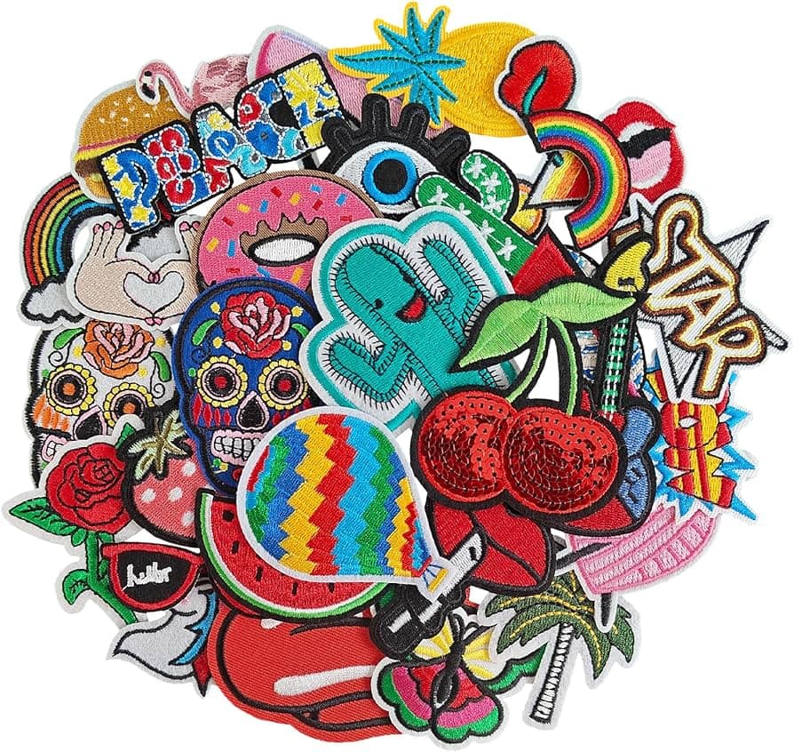 Custom embroidered patch