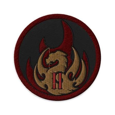 Custom embroidered patch