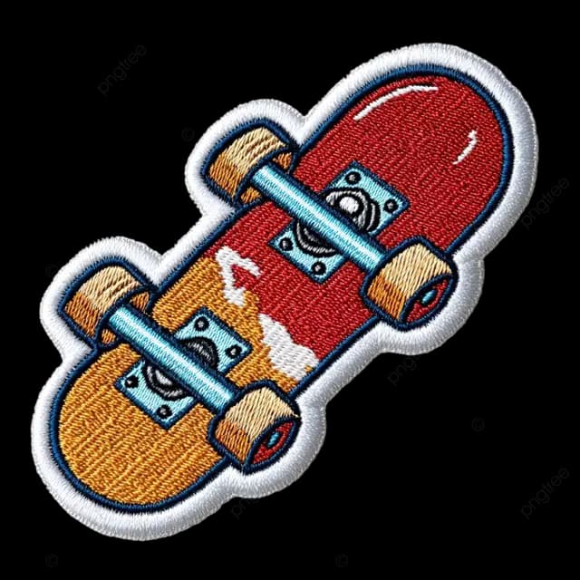 Skateboard patch