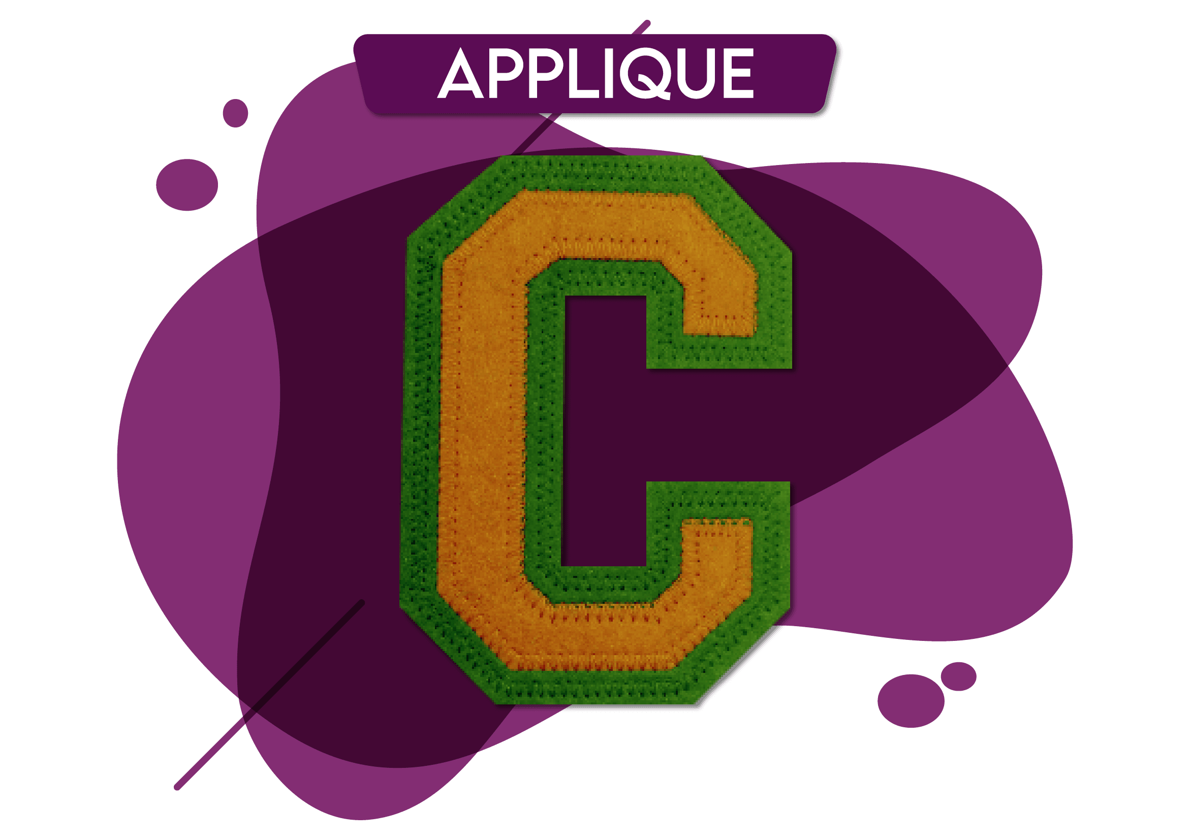 Applique patch example